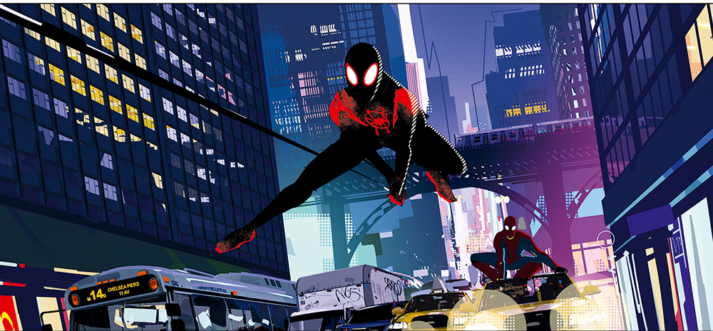 SpiderMan Into The SpiderVerse exclusive concept art