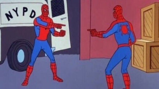 Spider-Man pointing meme