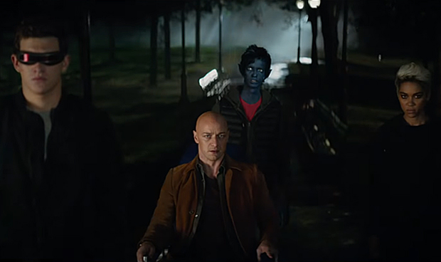 X-Men: Dark Phoenix - Cyclops, Charles Xavier, Nightcrawler, and Storm