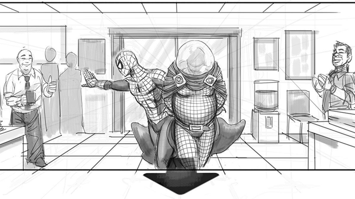 Mysterio and Spider-Man