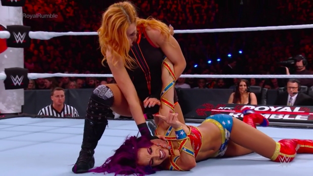 ROYAL RUMBLE - SASHA BANKS AND BECKY LYNCH