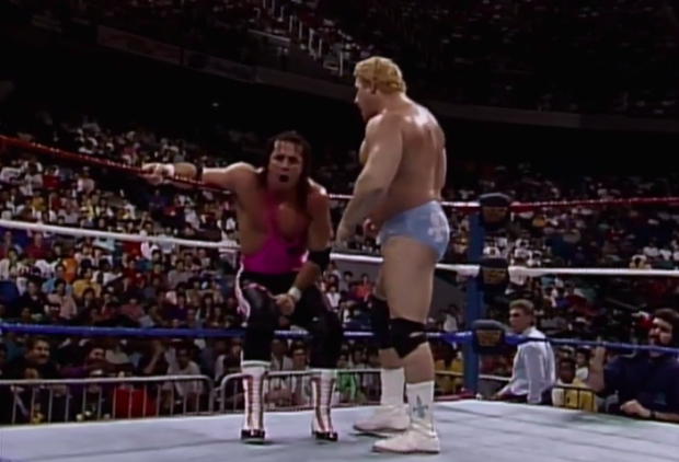 ROYAL RUMBLE - BRET HART AND DINO BRAVO