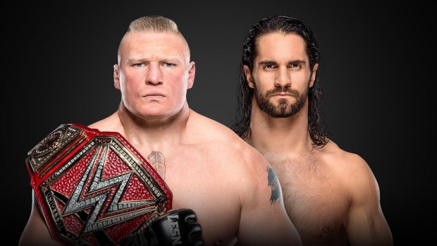 BROCK LESNAR (C) VS. SETH ROLLINS