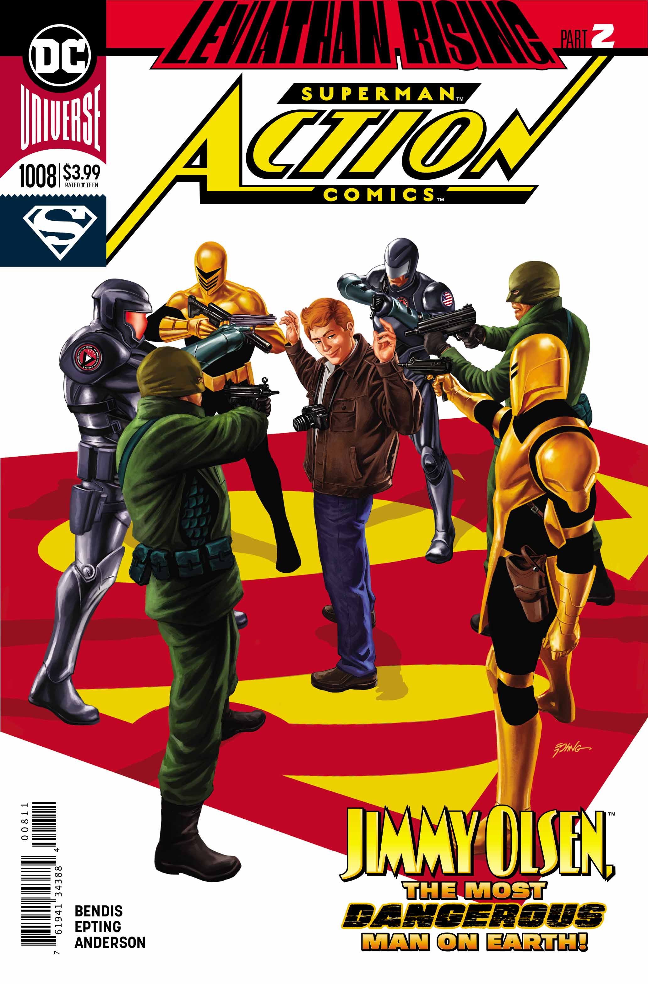 Action Comics #1008 Cover - Leviathan Rising