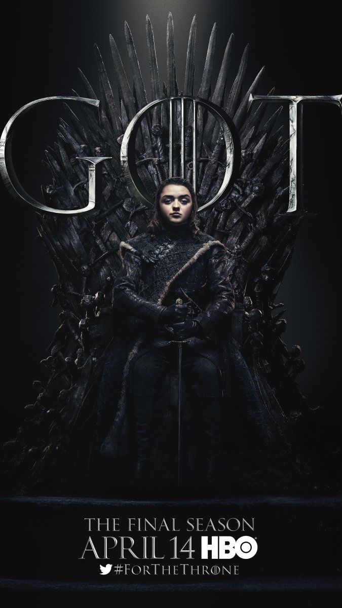 Game Of Thrones Season 8 Posters Seat Cast On Iron Throne Den Of