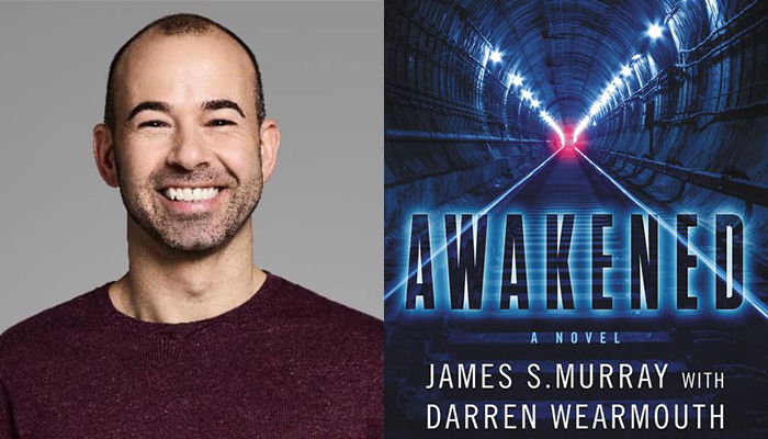 James S. Murray with Awakened novel cover