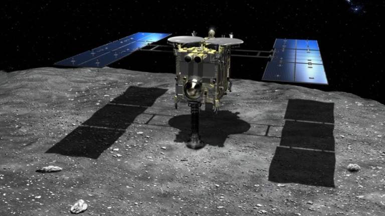 Hayabusa2 Lands on Asteroid Ryugu