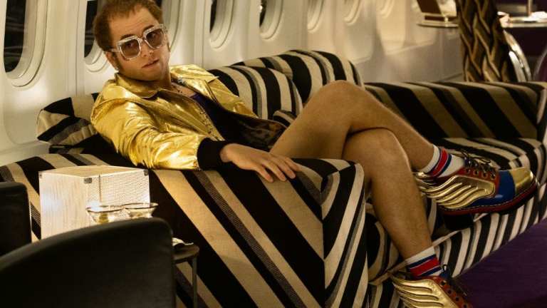 Taron Egerton as Elton John in Rocketman