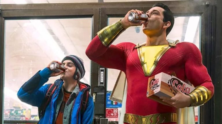 Zachary Levi and Jack Dylan Grazer in Shazam!