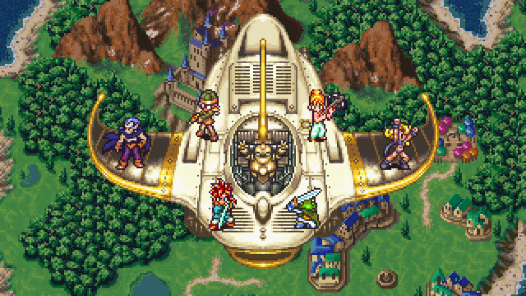 Chrono Trigger ship scene