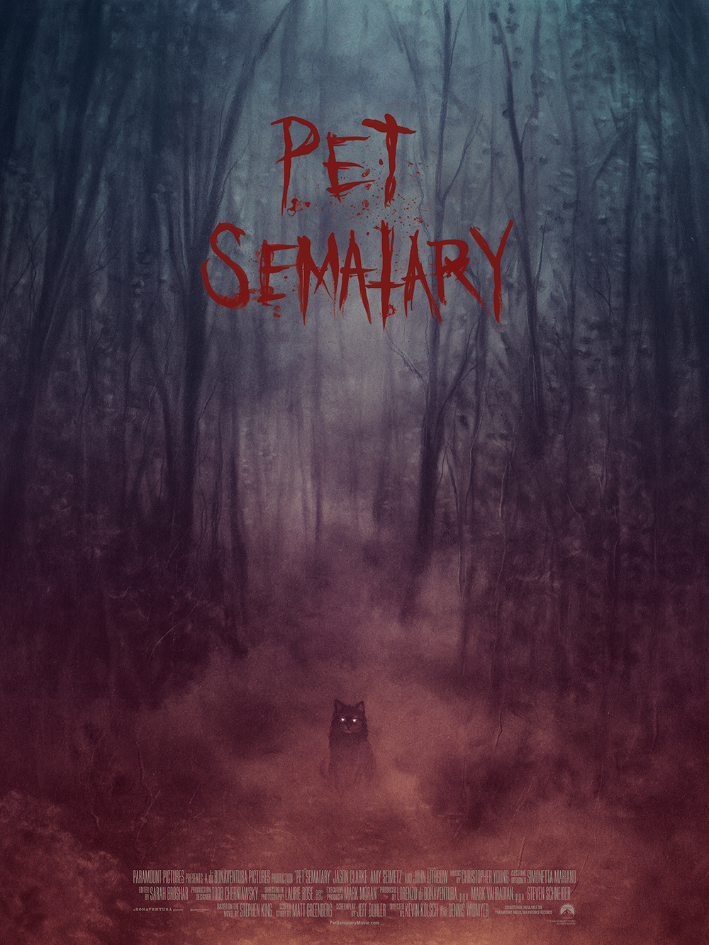 Pet Sematary Church The Cat Shines In Exclusive Mondo Poster Den Of Geek