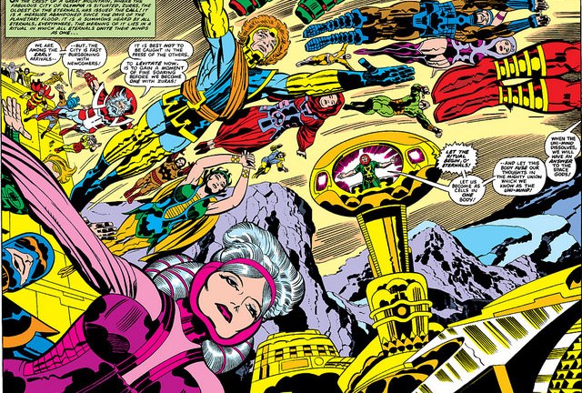Marvel's The Eternals Movie art by Jack Kirby
