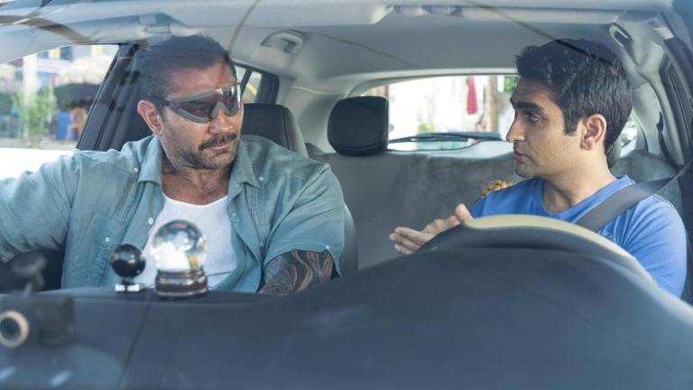 Dave Bautista and Kumail Nanjiani in Stuber
