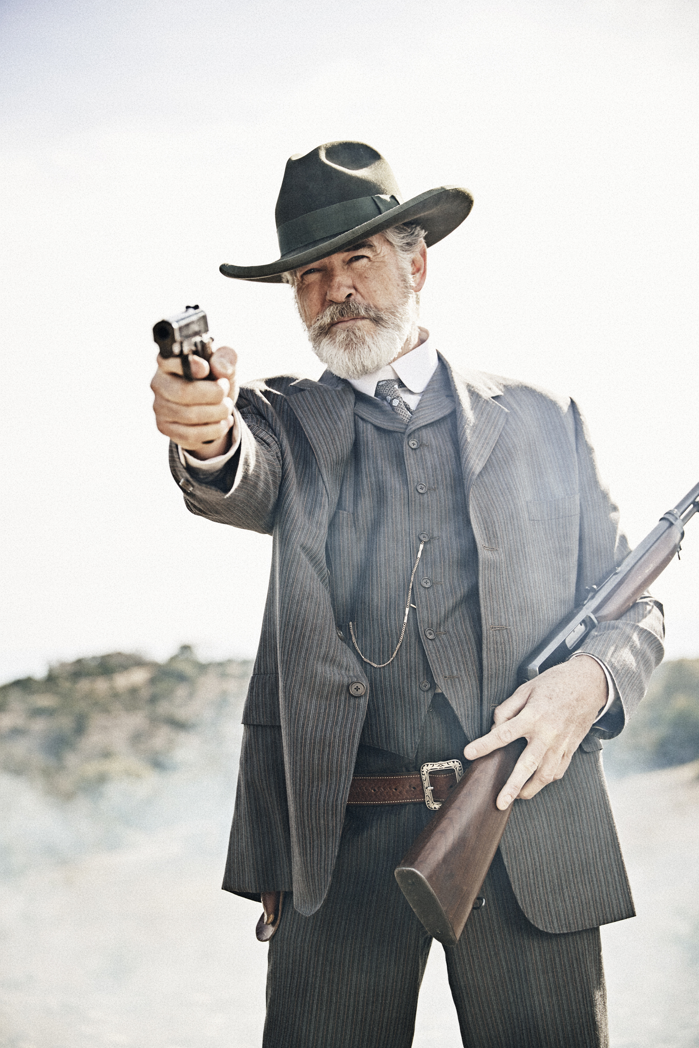 The Son Season 2 Eli McCullough, played by Pierce Brosnan