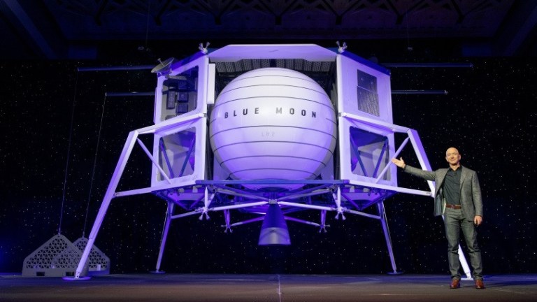 Jeff Bezos Details Plan For Moon Colonization
