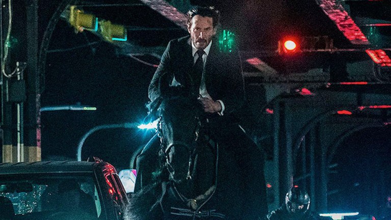 John wick on a horse