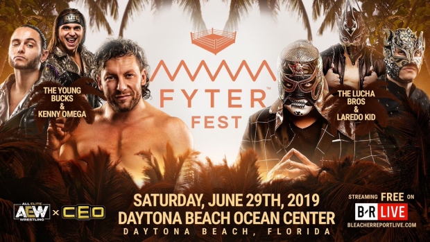 AEW Fyter Fest Young Bucks Kenny Omega Lucha Bros Laredo Kid