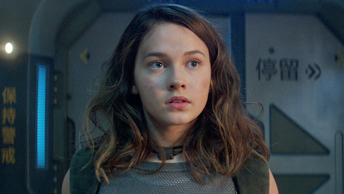 Cailee Spaeny in Pacific Rim: Uprising; UPI, Legendary Entertainment