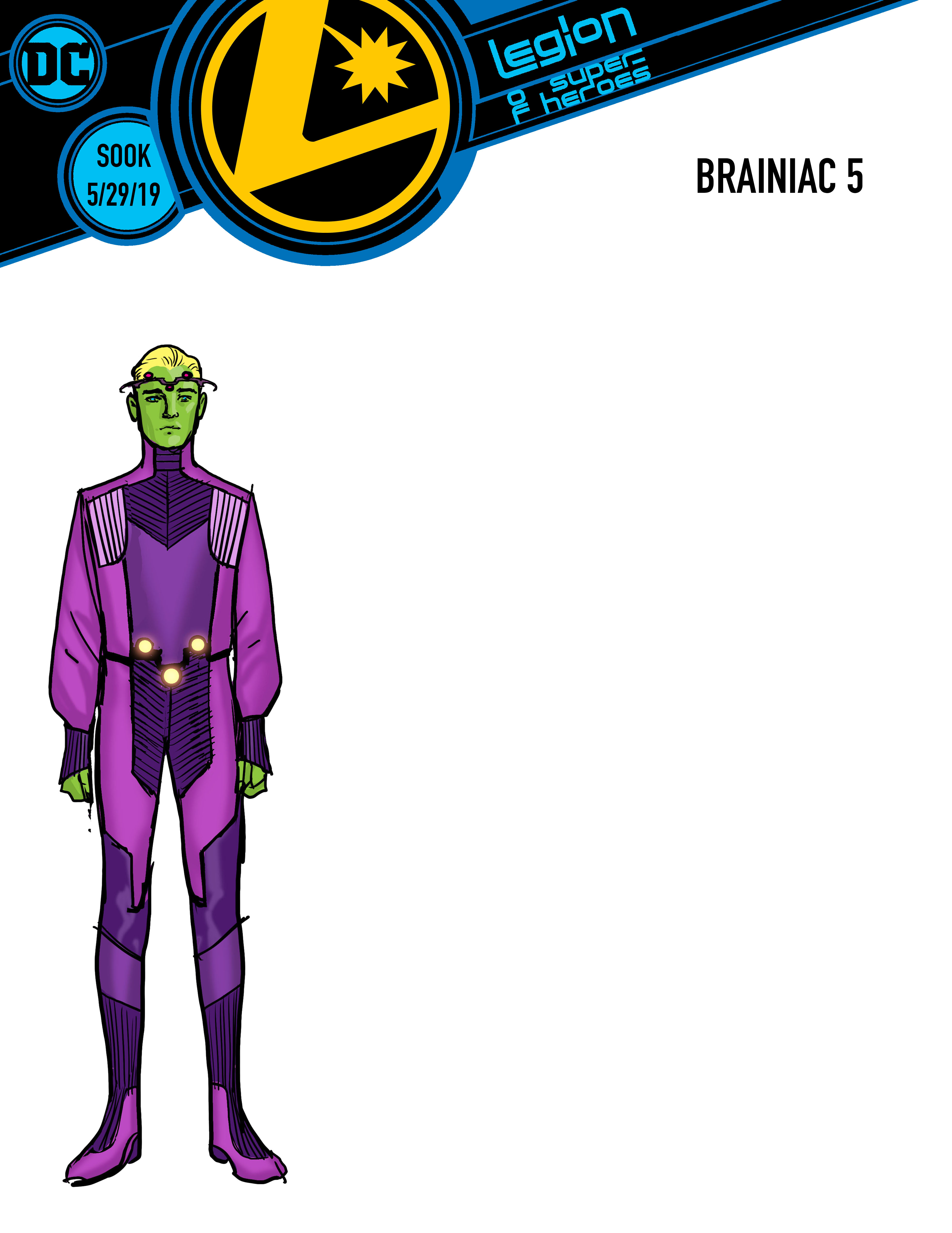 DC Legion of Superheroes Brainiac 5