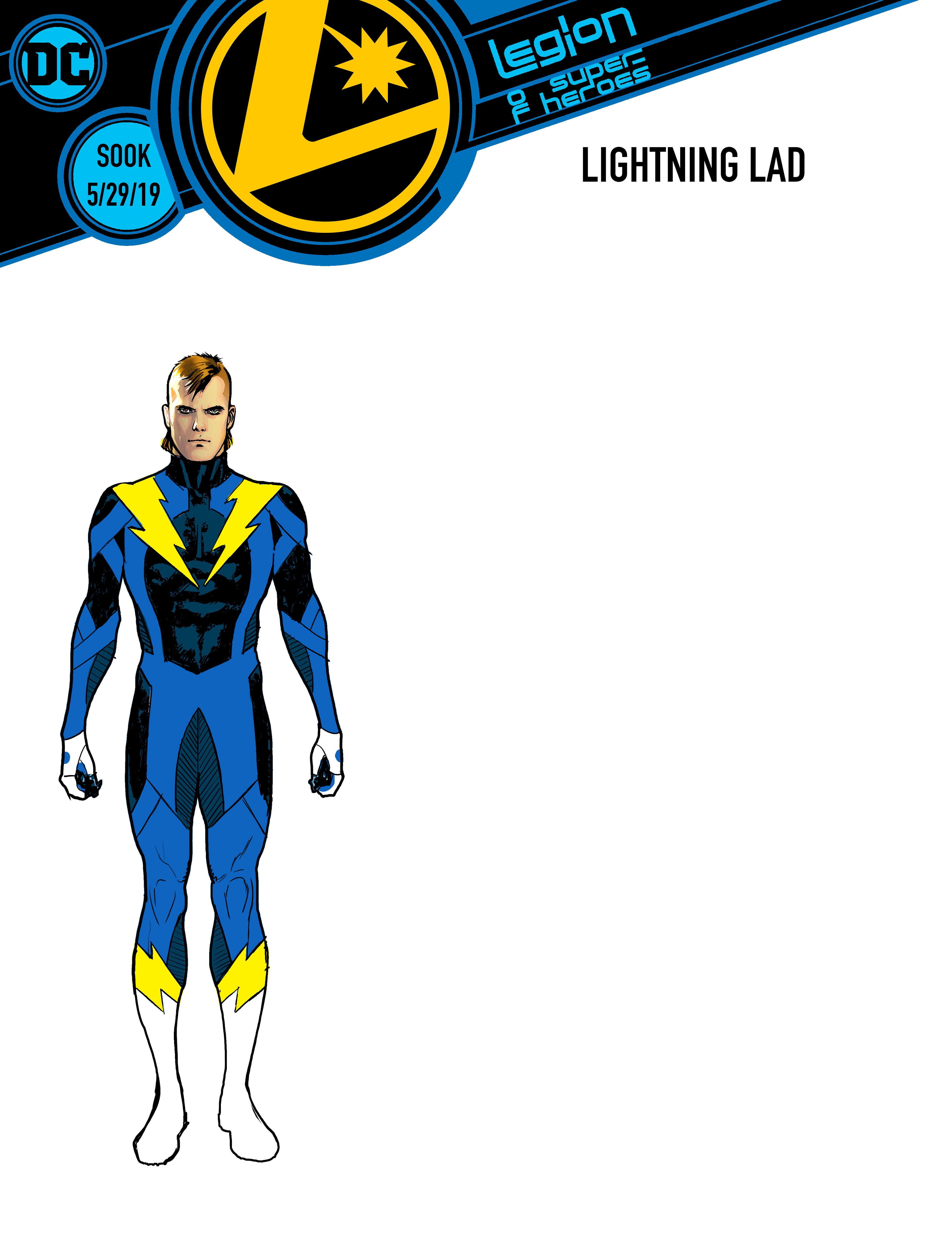 DC Legion of Superheroes Lightning Lad