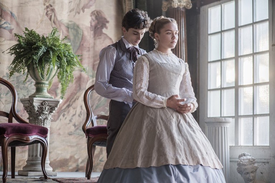 Little Women Remake Cast - Florence Pough and Timothee Chalamet