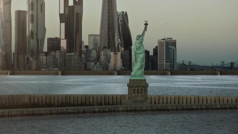 New York Skyline in The Expanse