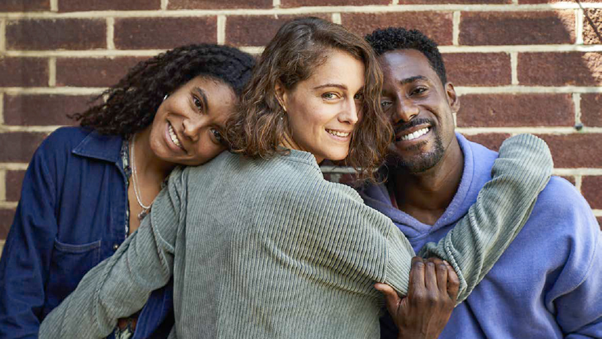 Thalissa Teixeira, Ariane Labed and Gary Carr