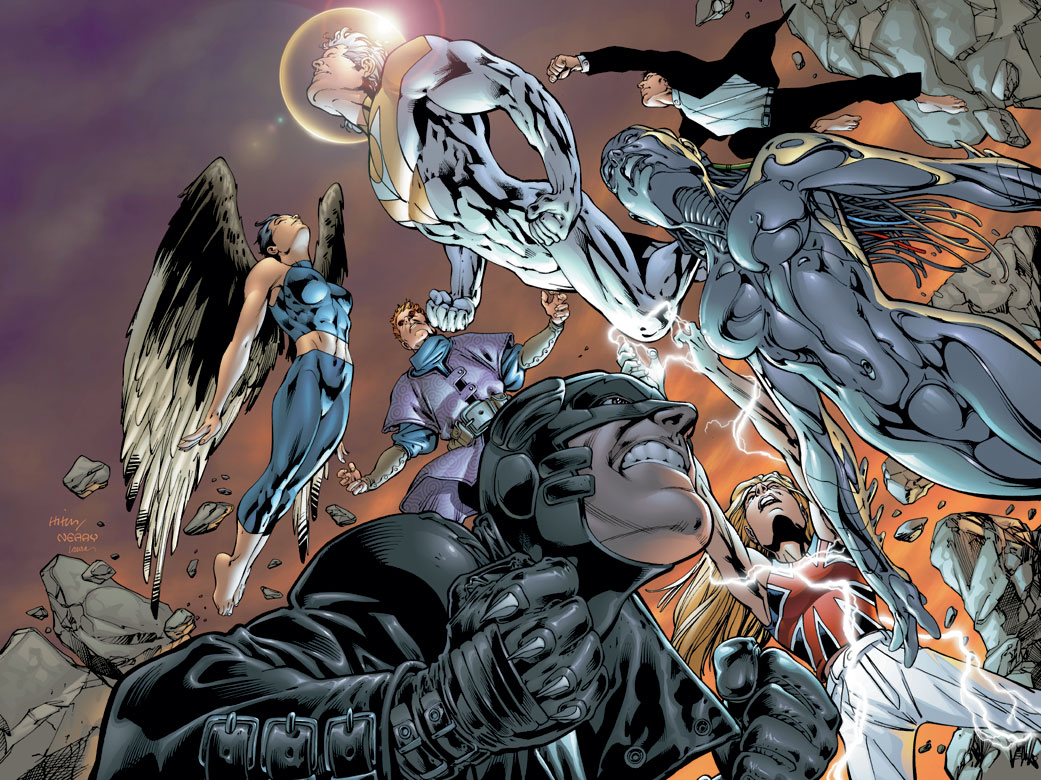 The Authority Art by Bryan Hitch