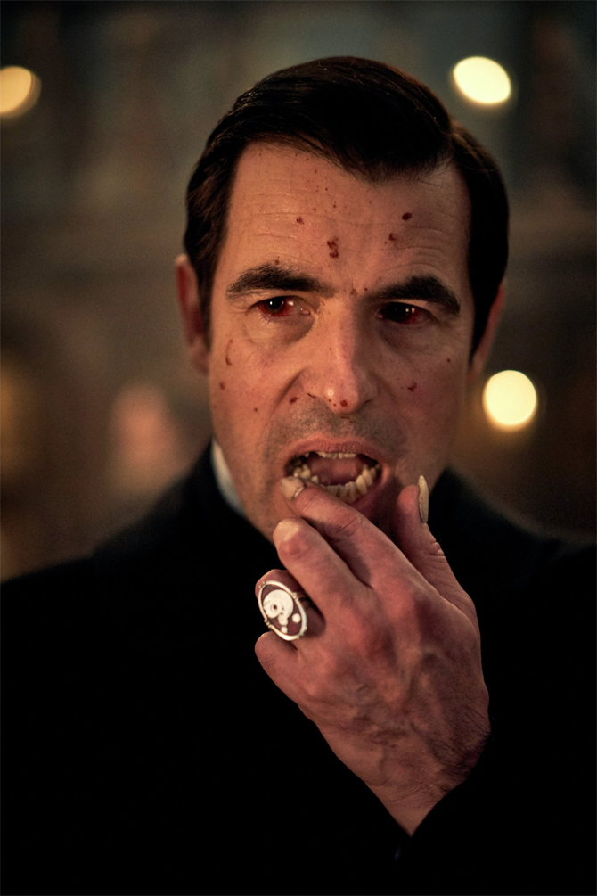Claes Bang as Dracula; Netflix/BBC One