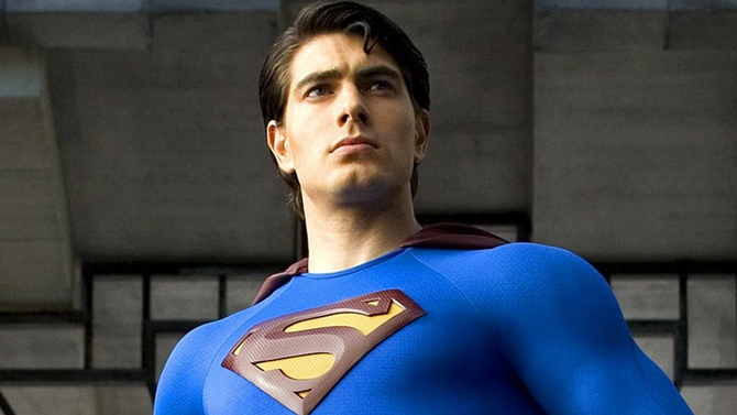 Brandon Routh as Superman in Superman Returns; Warner Bros. Pictures
