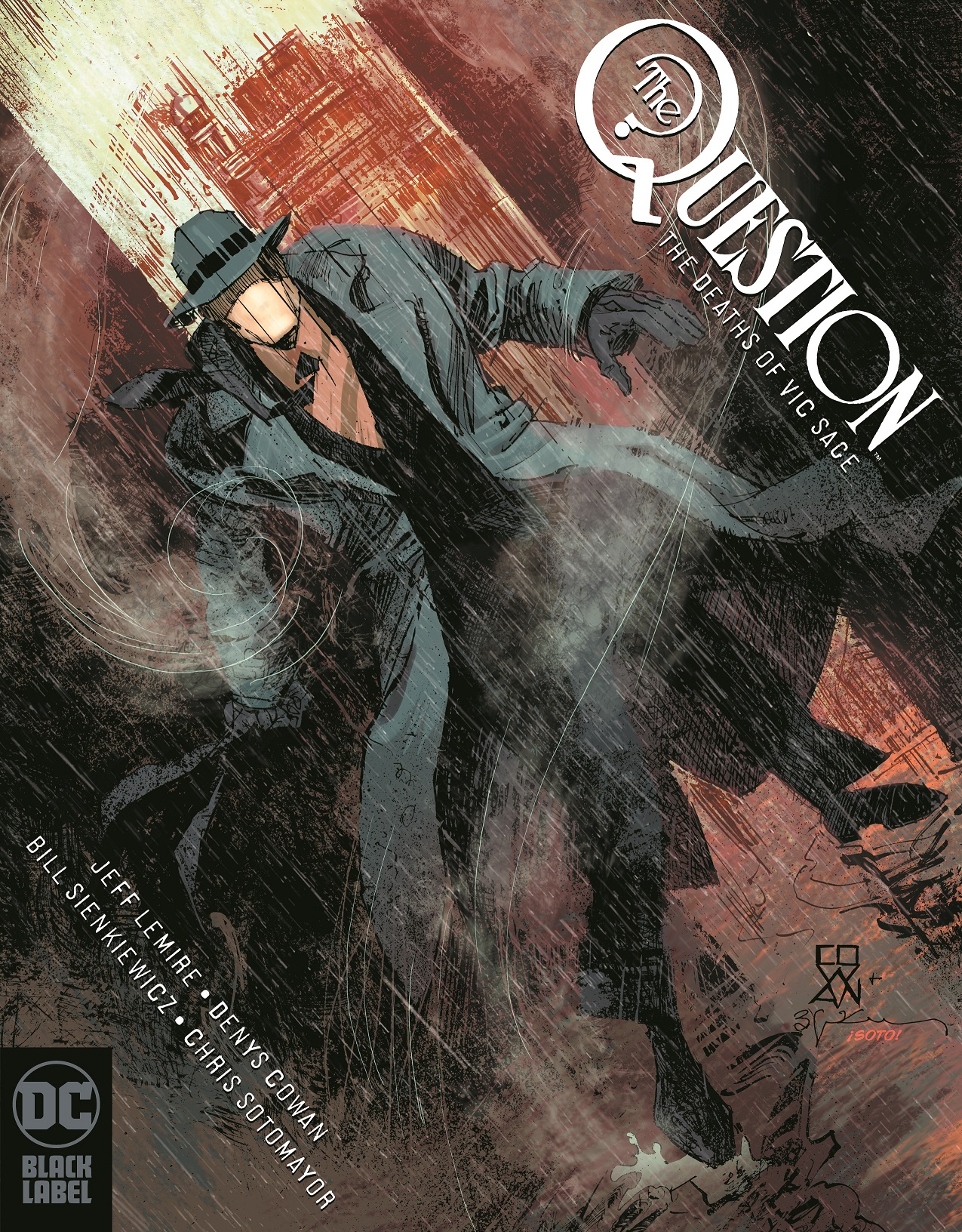 The Question Black Label Comic