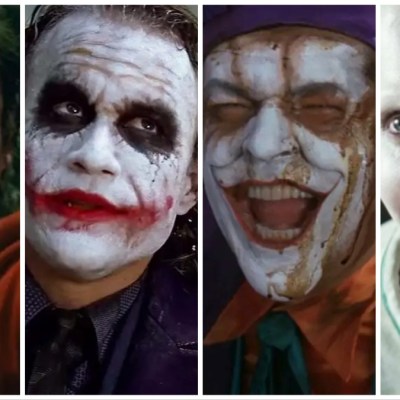 Joker Movie Actors including Heath Ledger, Jared Leto and Joaquin Phoenix
