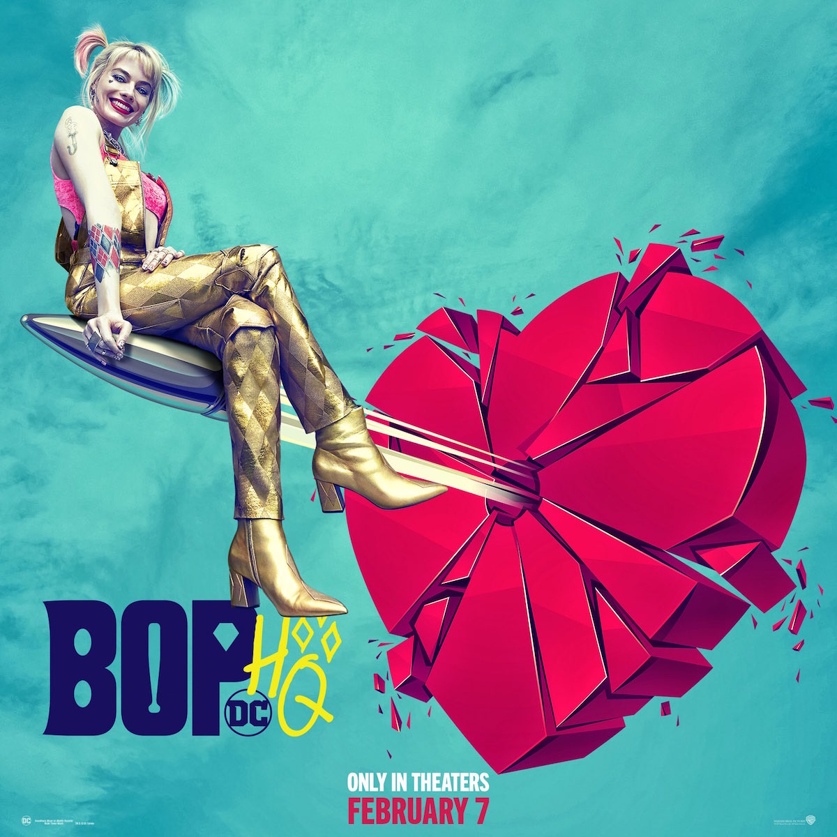 Birds of Prey Margot Robbie Heartbreaker