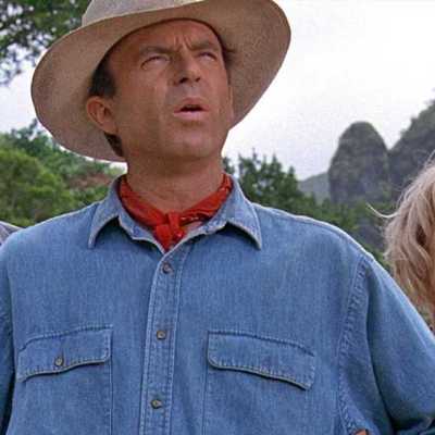Jeff Goldblum, Sam Neill and Laura Dern in Jurassic Park
