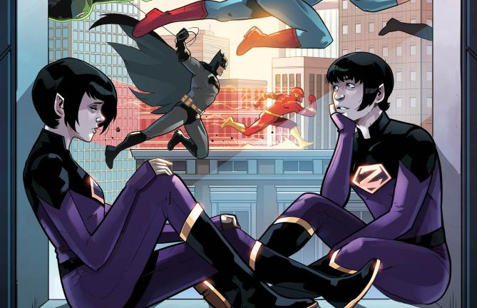 Wonder Twins #7 Preview Cover (Textless)
