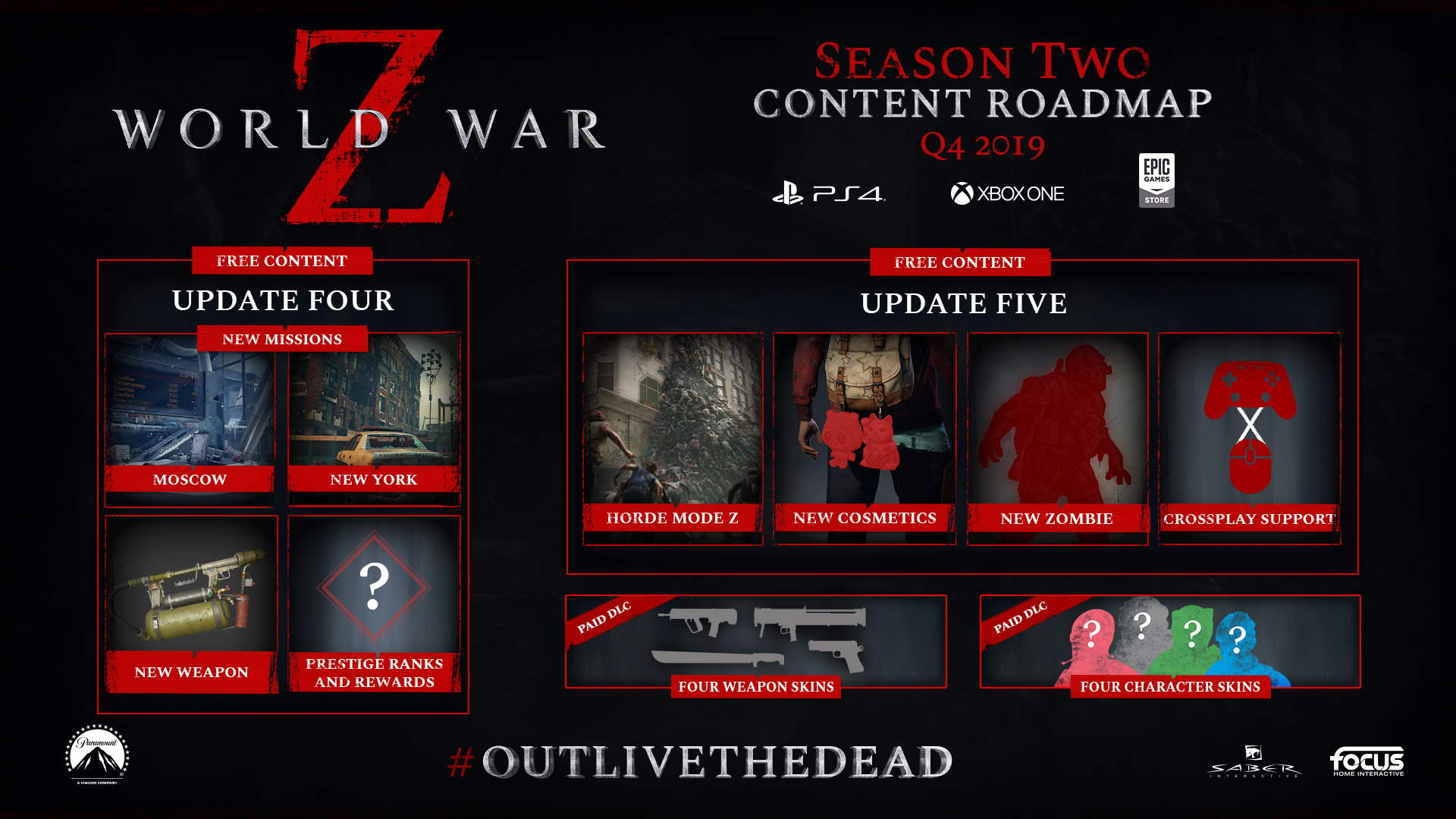 World War Z Season 2 Dlc Roadmap Revealed Den Of Geek