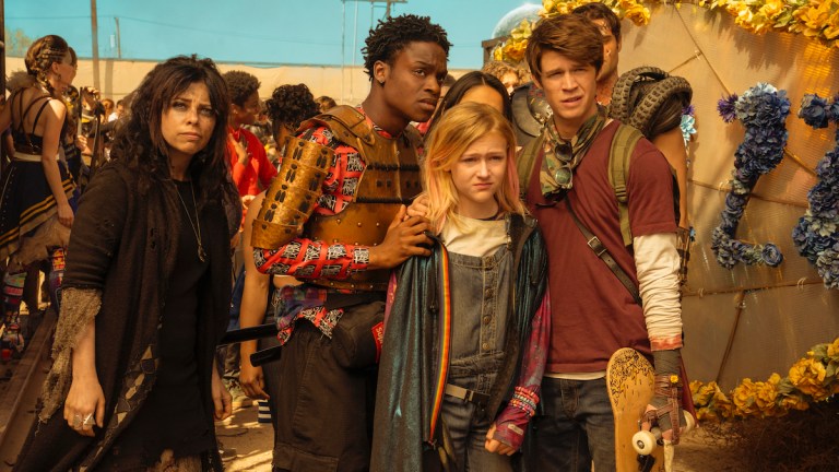 Angelica, Wesley, Josh, and Eli in Daybreak