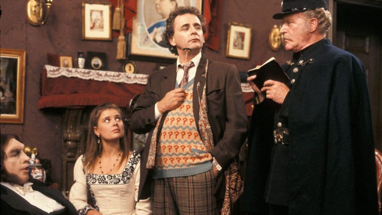 Sophie Aldred and Sylvester McCoy in Doctor Who Season 26 Episode "Ghost Light"