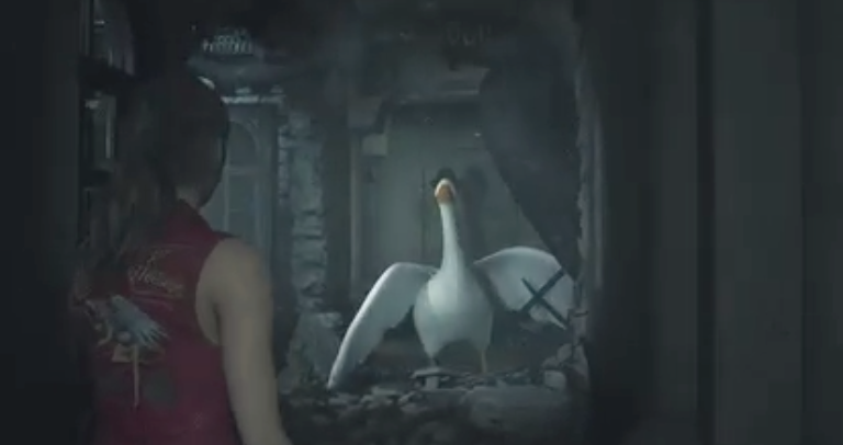 Resident Evil 2 Goose Game Mod