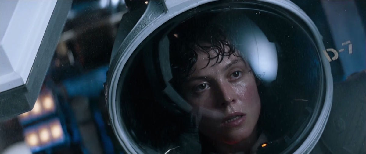 Sigourney Weaver as Ellen Ripley in Alien 1979