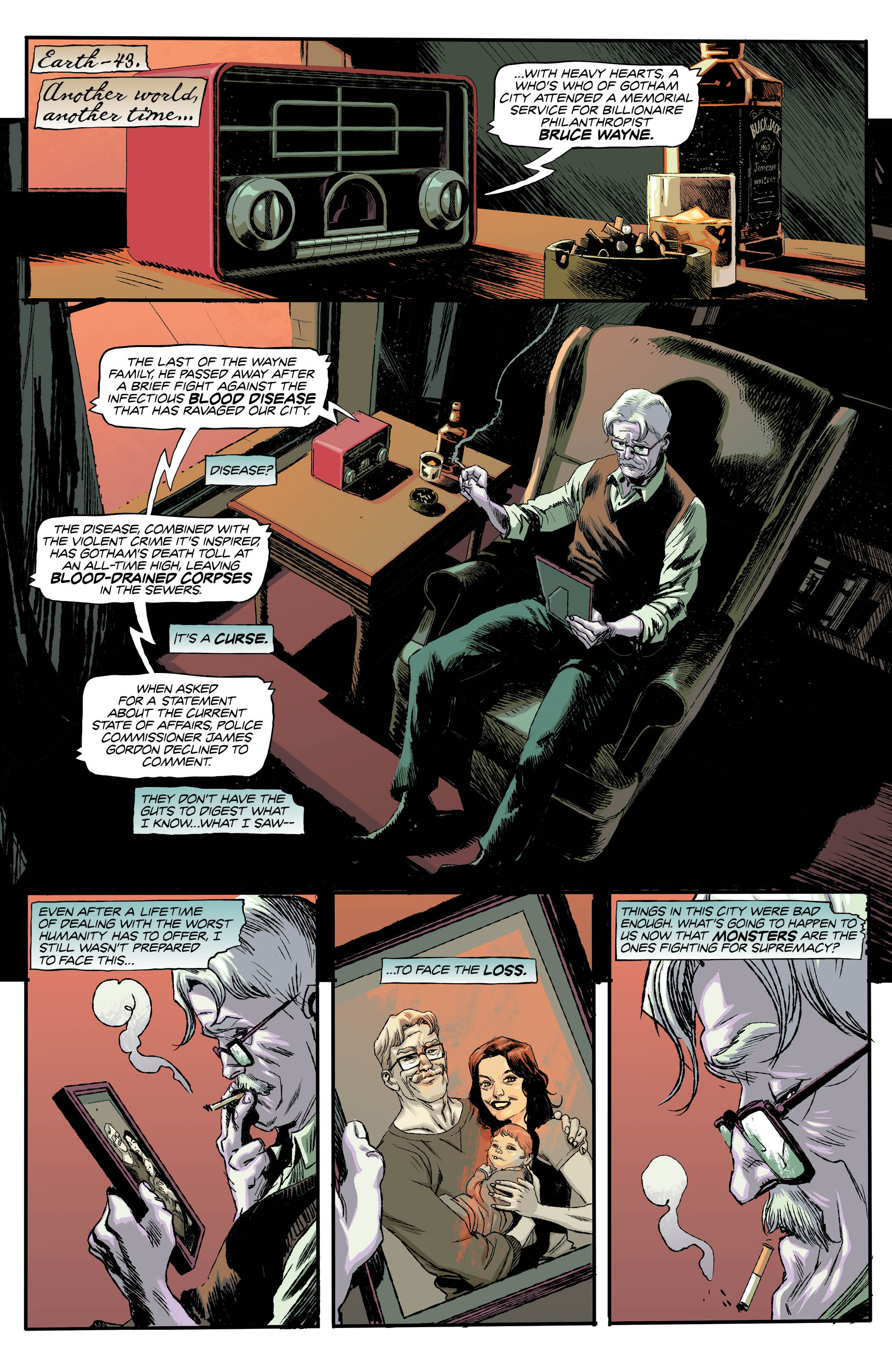Secrets of Sinister House Red Rain Batman 1