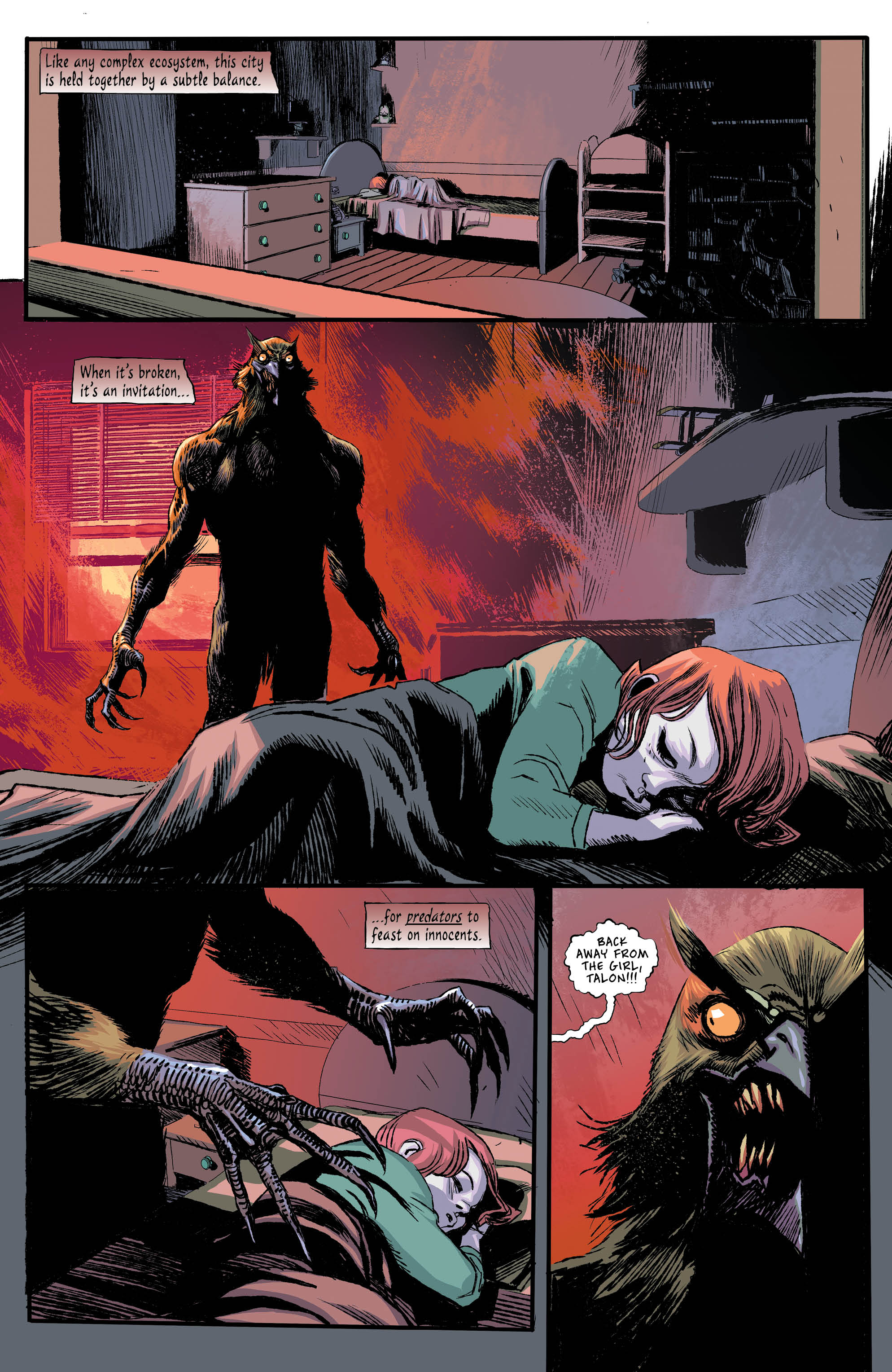 Secrets of Sinister House Red Rain Batman 3