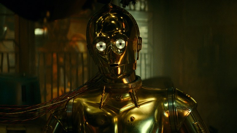 Anthony Daniels is C-3PO in STAR WARS: THE RISE OF SKYWALKER