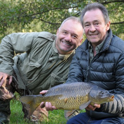 Bob Mortimer and Paul Whitehouse Gone Fishing BBC promo image
