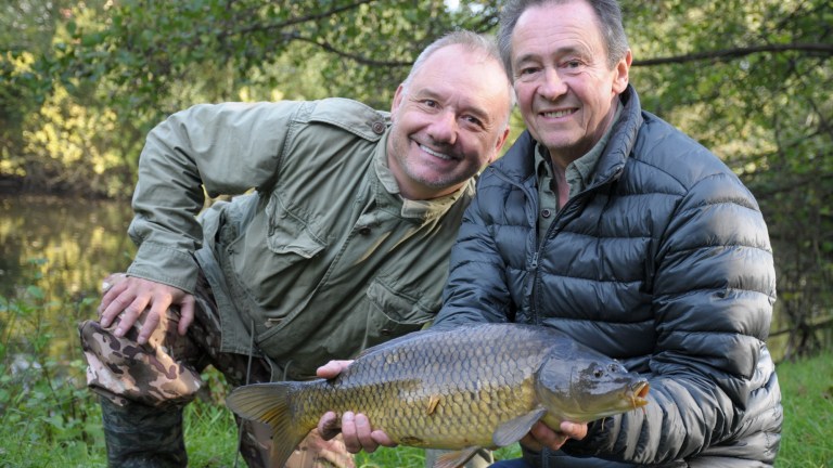 Bob Mortimer and Paul Whitehouse Gone Fishing BBC promo image