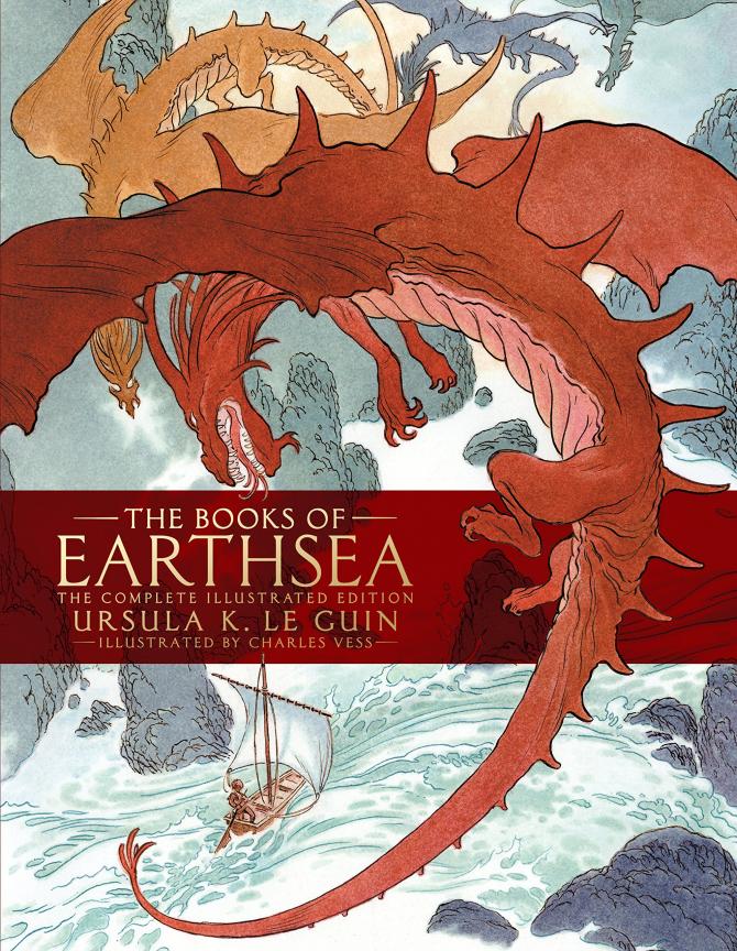 The Cover of The Books of Earthsea: The Complete Illustrated Edition by Ursula K. Le Guin
