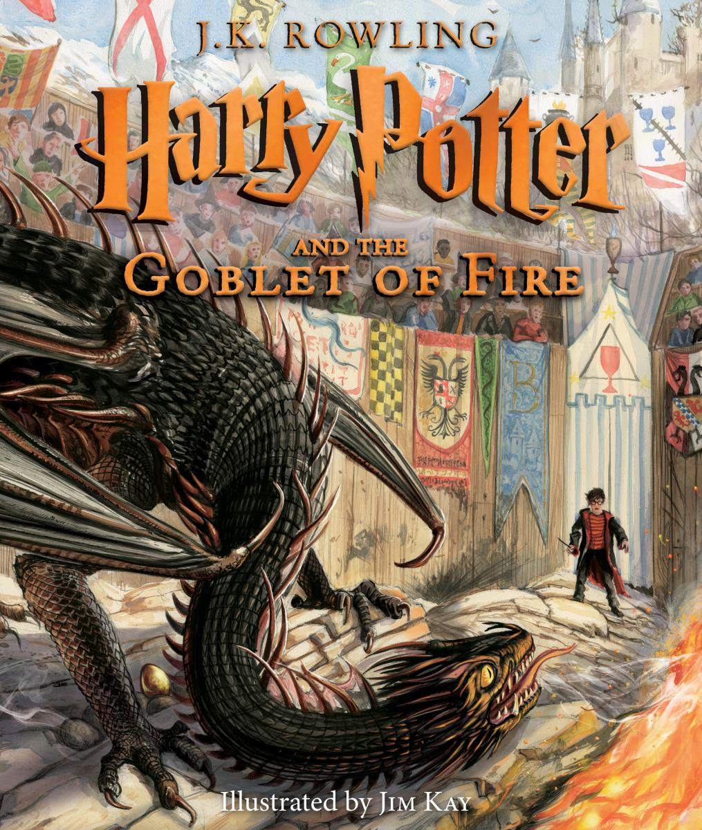 The Cover for Harry Potter and the Goblet of Fire: The Illustrated Edition