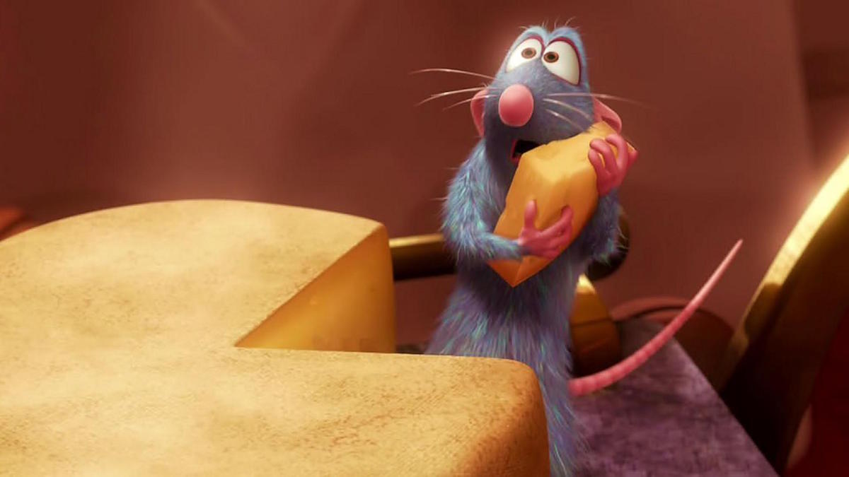 Rat and Cheese in Ratatouille (2007)
