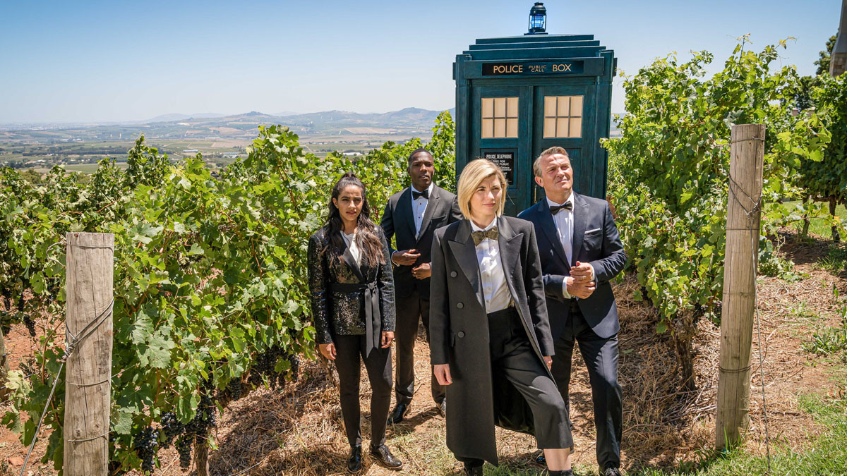 The 13th Doctor and her companions