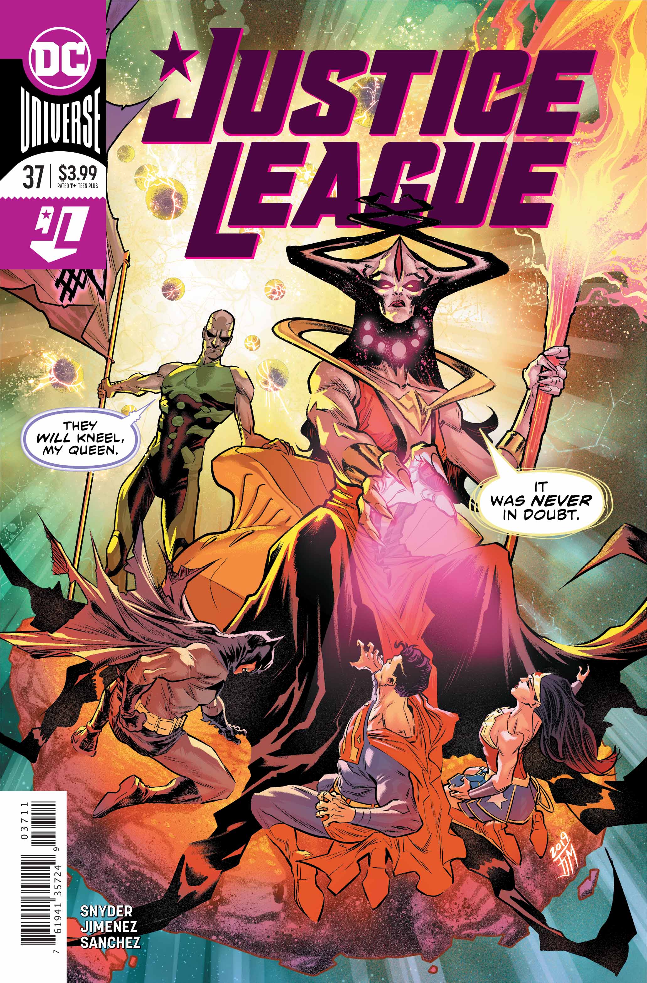 Justice League 37 Preview cover